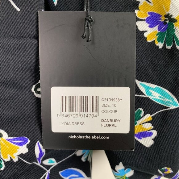 NWT Nicholas Lydia floral-print mini dress - Picture 9 of 10
